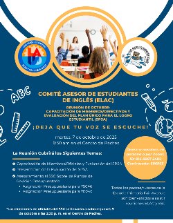 ELAC Flyer_Spanish